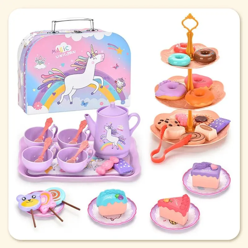 ⏳Time-Limited Special⏰Unicorn Castle Pretend Teapot Set