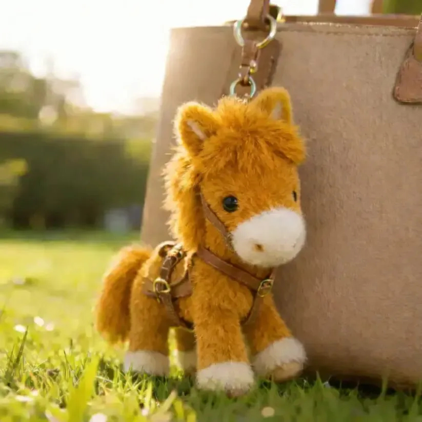Ponytata Plush Pony Bag Charm and Keychain