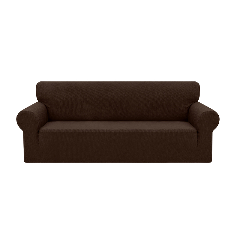 High Stretch Jacquard Sofa Cover with Non-slip Straps