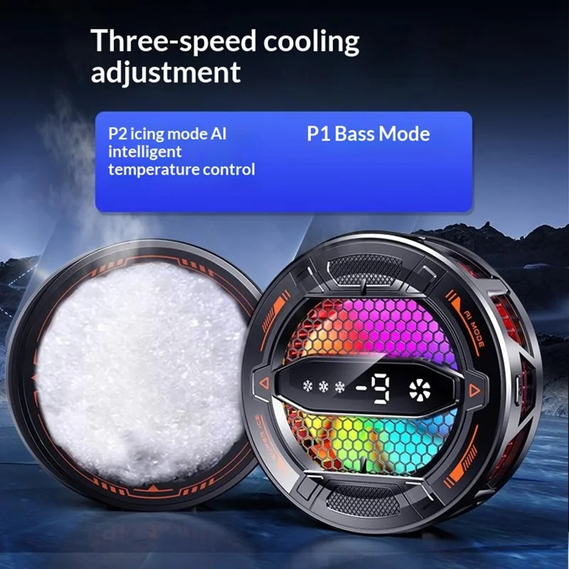 K31 Magnetic Phone Cooler | 15W AI Semiconductor Radiator for Gaming