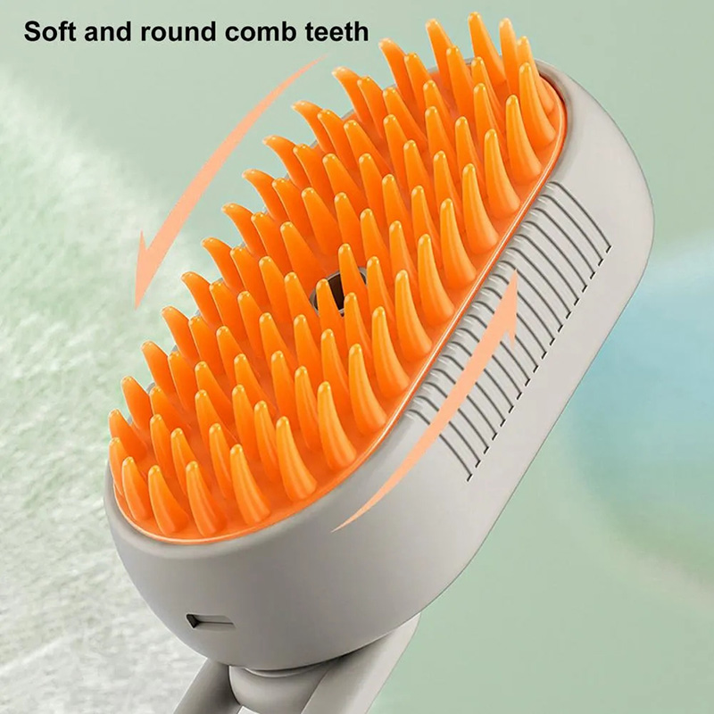 3-in-1 Electric Pet Steam Brush