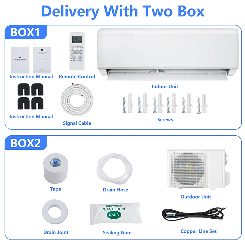 9000BTU Cooling and Heating Efficiency Compressor Air Conditioner