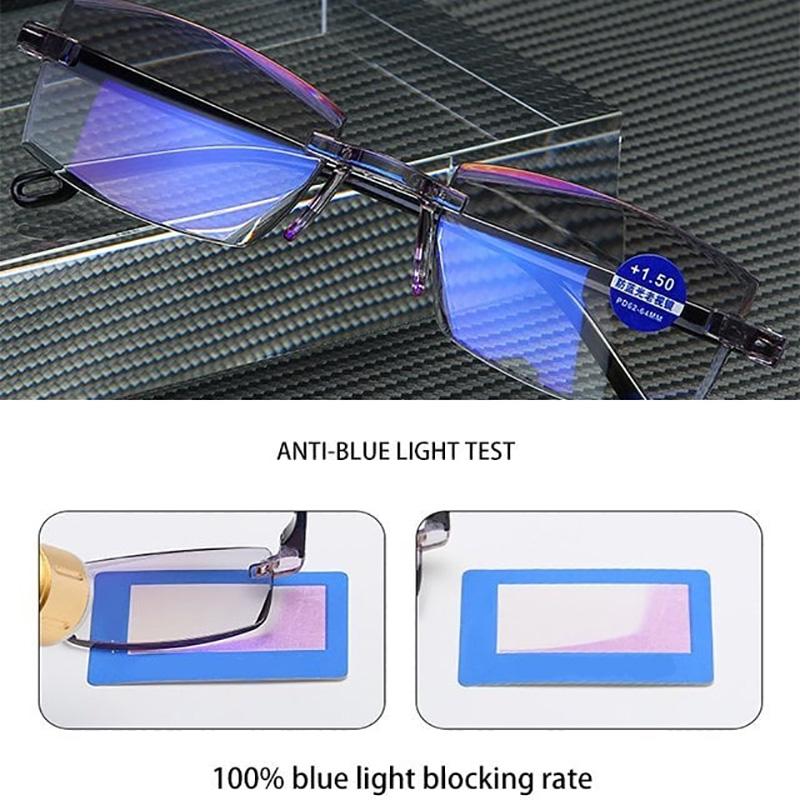2026 New Sapphire High Hardness Anti Blue Light Reading Glasses