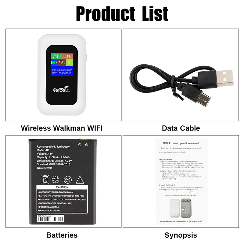 Portable Wi-fi Hotspot Device For Travel
