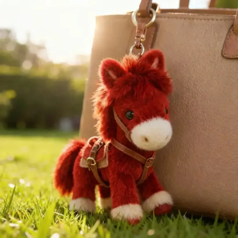 Ponytata Plush Pony Bag Charm and Keychain