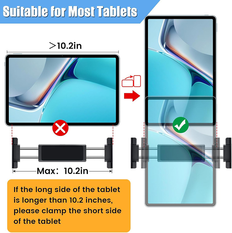 🔥2026 Hot Sale🔥3-in-1 Car Headrest Tablet Holde
