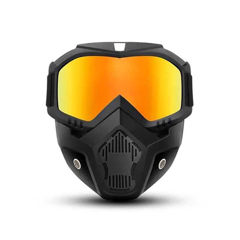 Detachable Full Face Goggle Mask-anti-fog & Dustproof All-in-one Shield