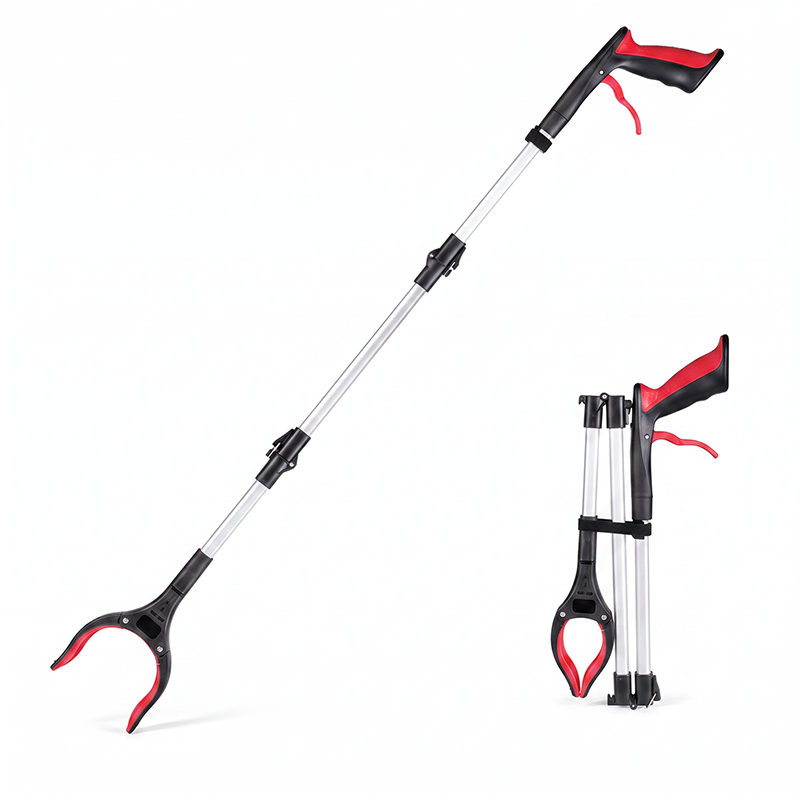 43" Extra Long Grabber Reacher Tool – Heavy Duty with 360° Rotating Jaw & Magnets