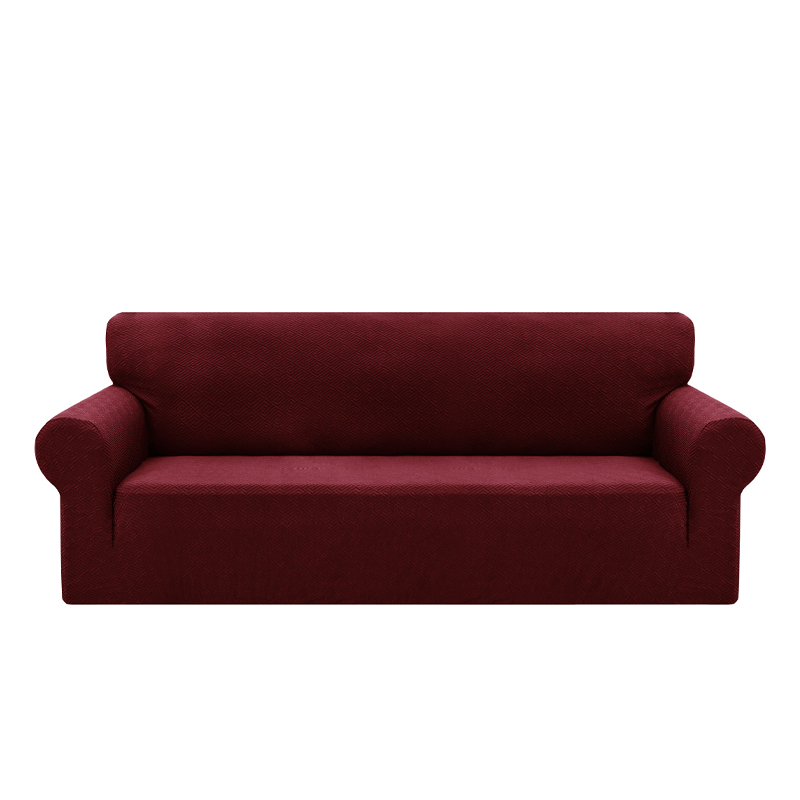 High Stretch Jacquard Sofa Cover with Non-slip Straps