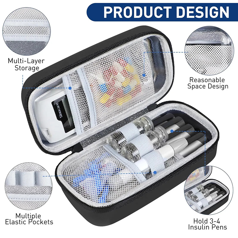 Insulin Cooler Travel Case with Temperature Display