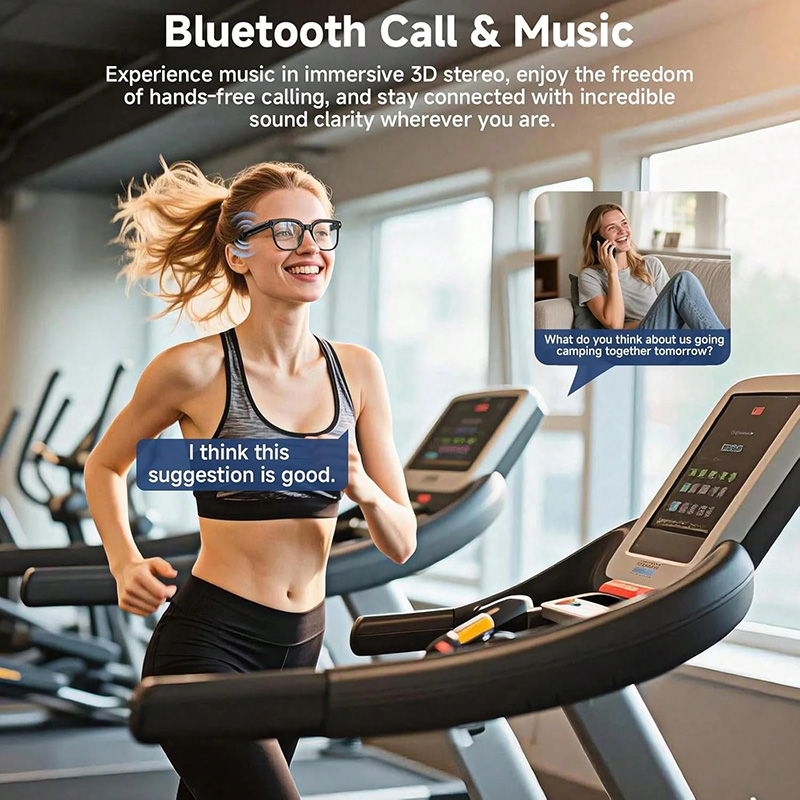 AI Bluetooth Smart Photochromic Sunglasses