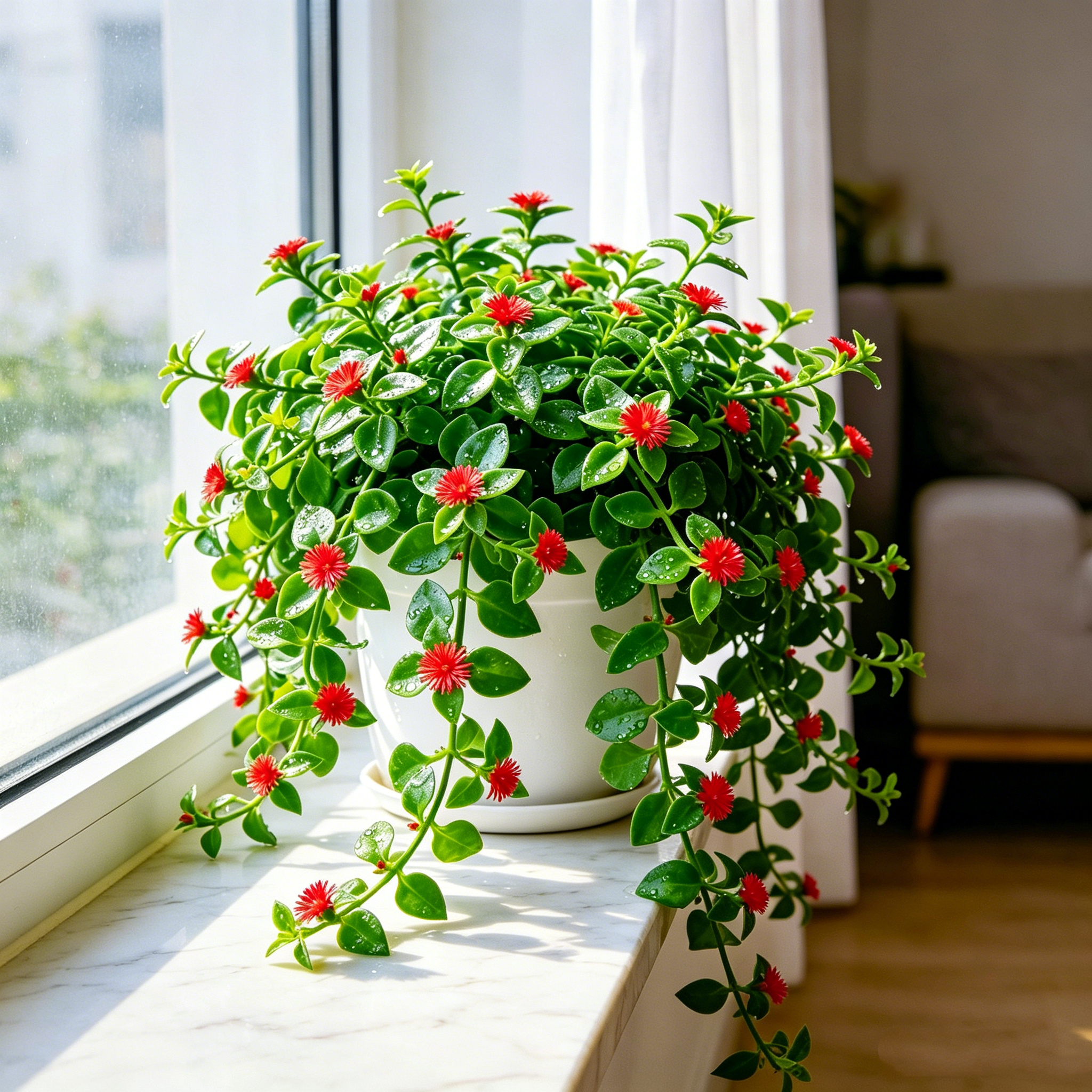 🌿🌸  Rare Color Baby Sun Rose – 💖 The Easy-Growing Hanging Plant That Keeps Blooming!