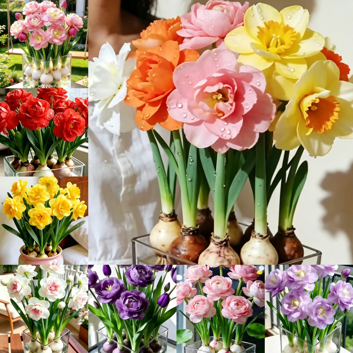 ✨Hydroponic Narcissus Bulbs – Fragrant & Easy to Grow 🌼 Can Thrive in Water or Soil