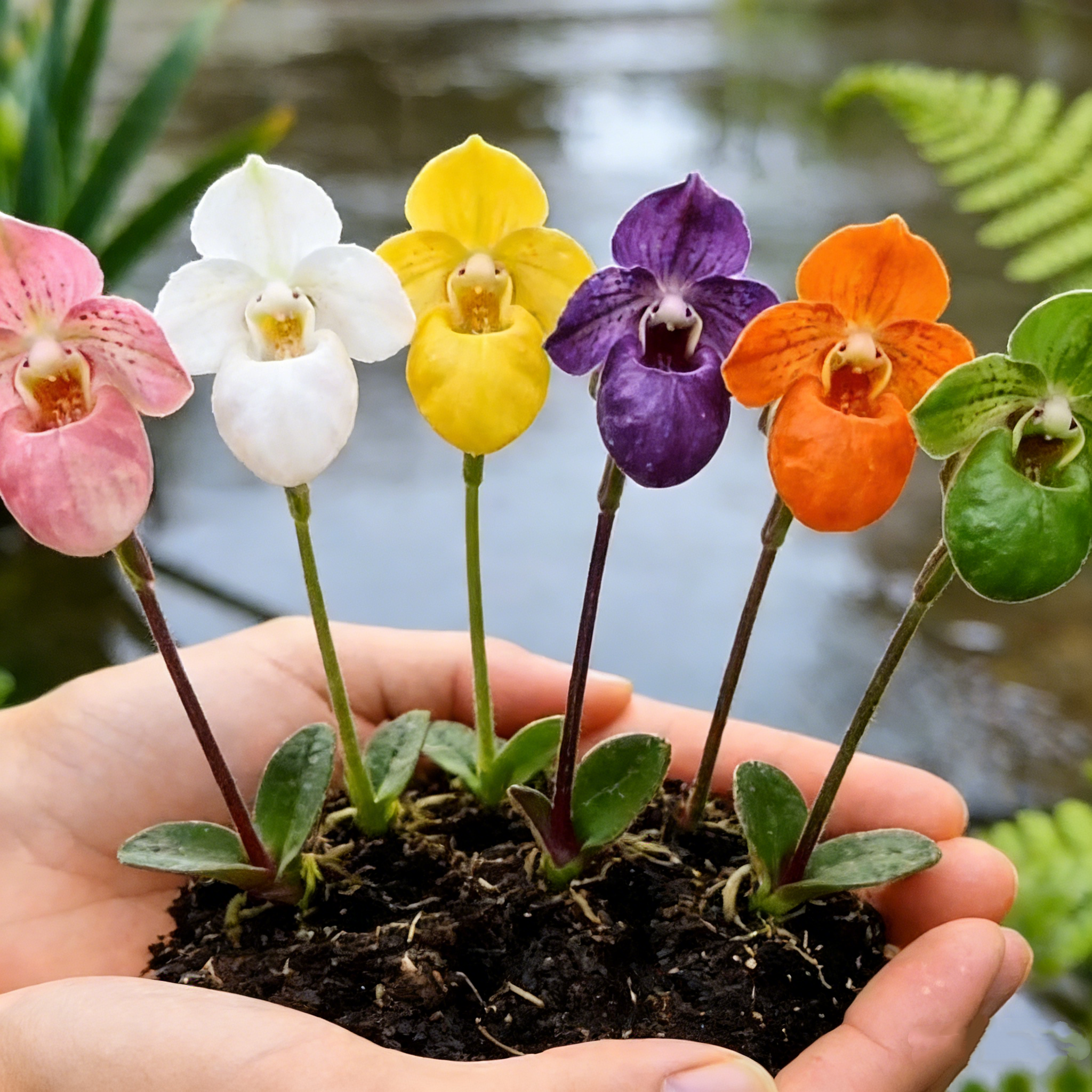 🌿 Bloom with Grace: Paphiopedilum（Slipper Orchids） Nature’s Most Elegant Surprise 💕