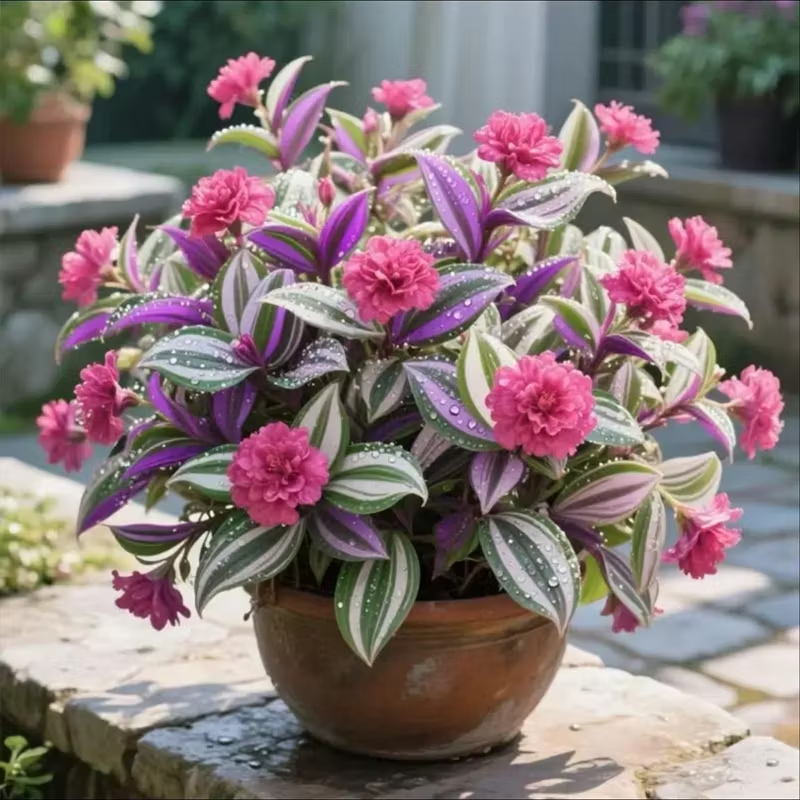 New Arrival - Charm of Tradescantia zebrina