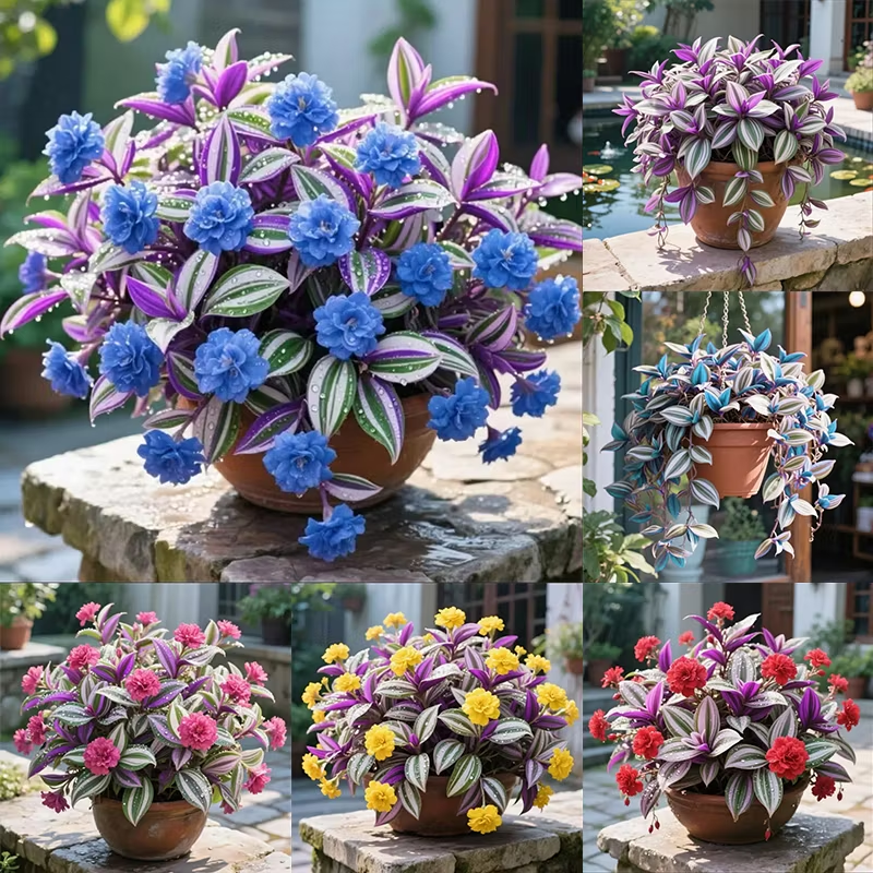 New Arrival - Charm of Tradescantia zebrina