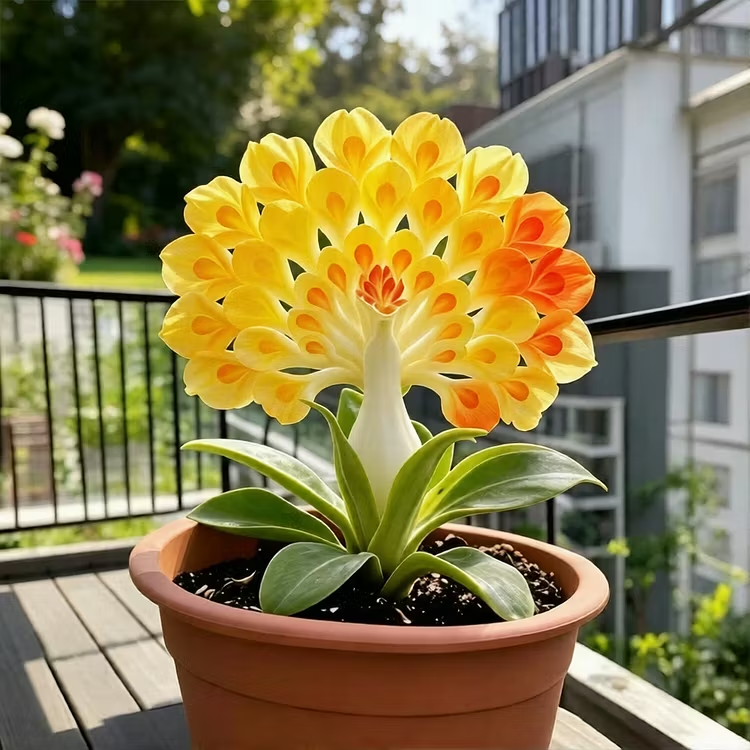 🎊 Final Hours of This Great Price🌈 Rainbow Peacock Flower Bulb – Grow Your Magical Garden Showstopper