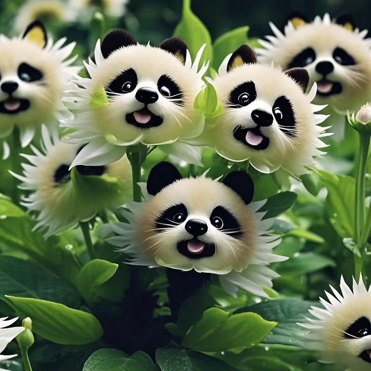 🐼Panda Flower🪴🧡Decorate your garden