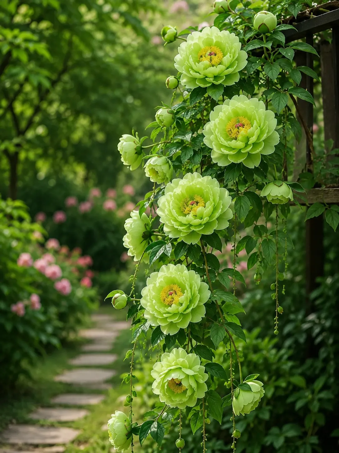 Rare Double Climbing Peonies &🌺 That Bloom Big & Beautiful