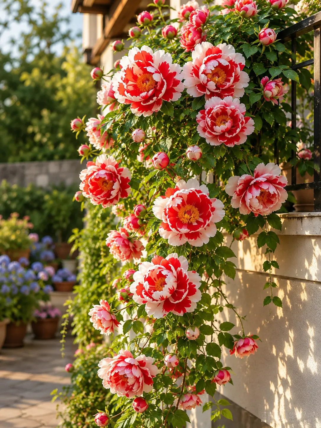 Rare Double Climbing Peonies &🌺 That Bloom Big & Beautiful