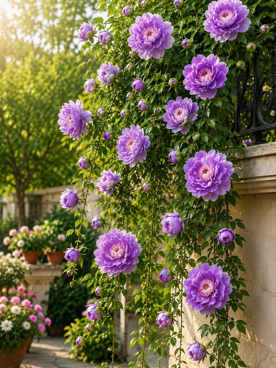 Rare Double Climbing Peonies &🌺 That Bloom Big & Beautiful