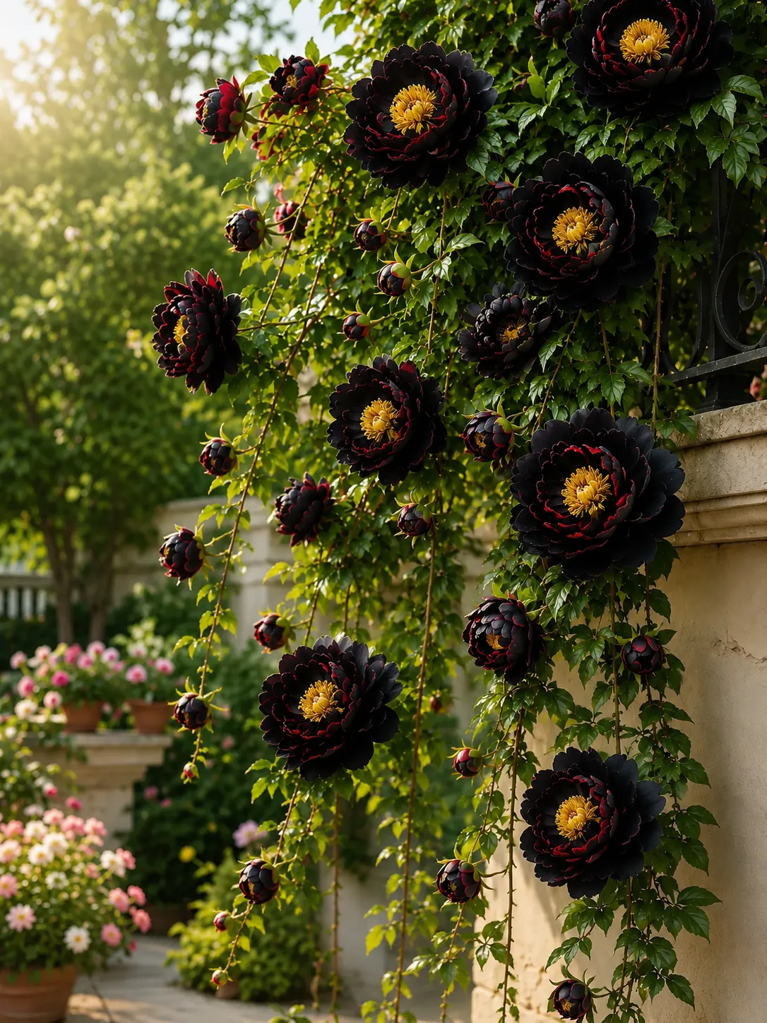 Rare Double Climbing Peonies &🌺 That Bloom Big & Beautiful