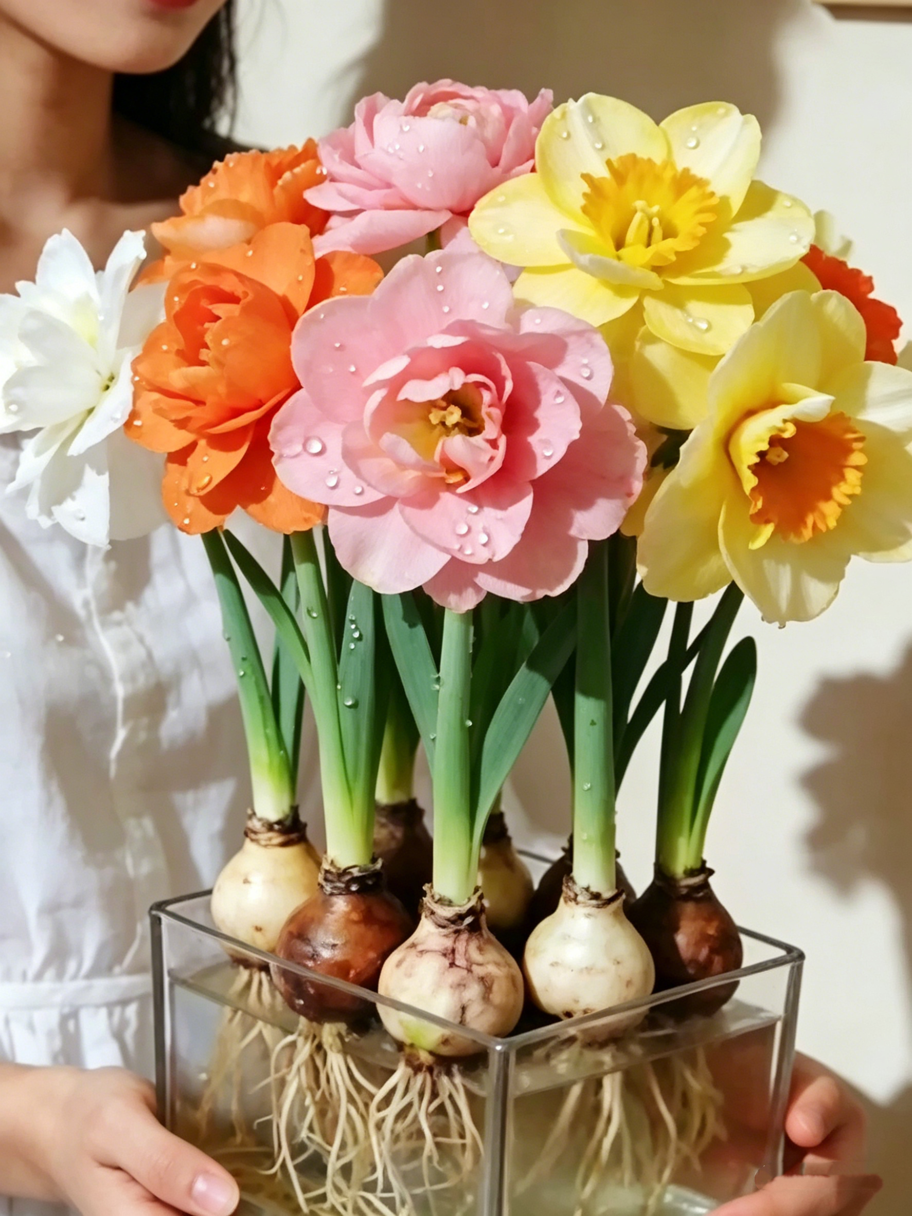 ✨Hydroponic Narcissus Bulbs – Fragrant & Easy to Grow 🌼 Can Thrive in Water or Soil