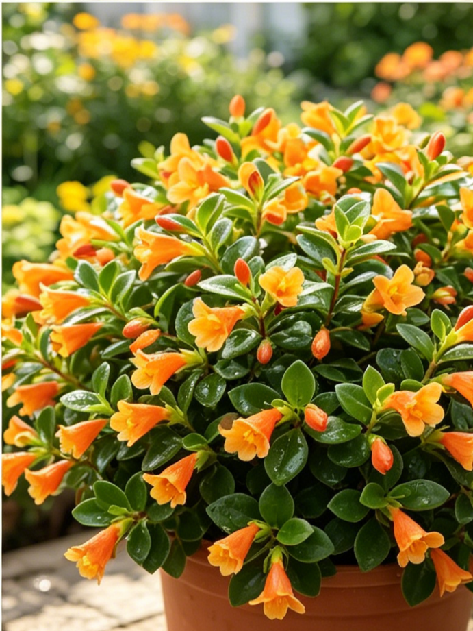 🌿 Goldfish Plant – A Living Waterfall of Golden Blooms & Evergreen Beauty 🐠✨