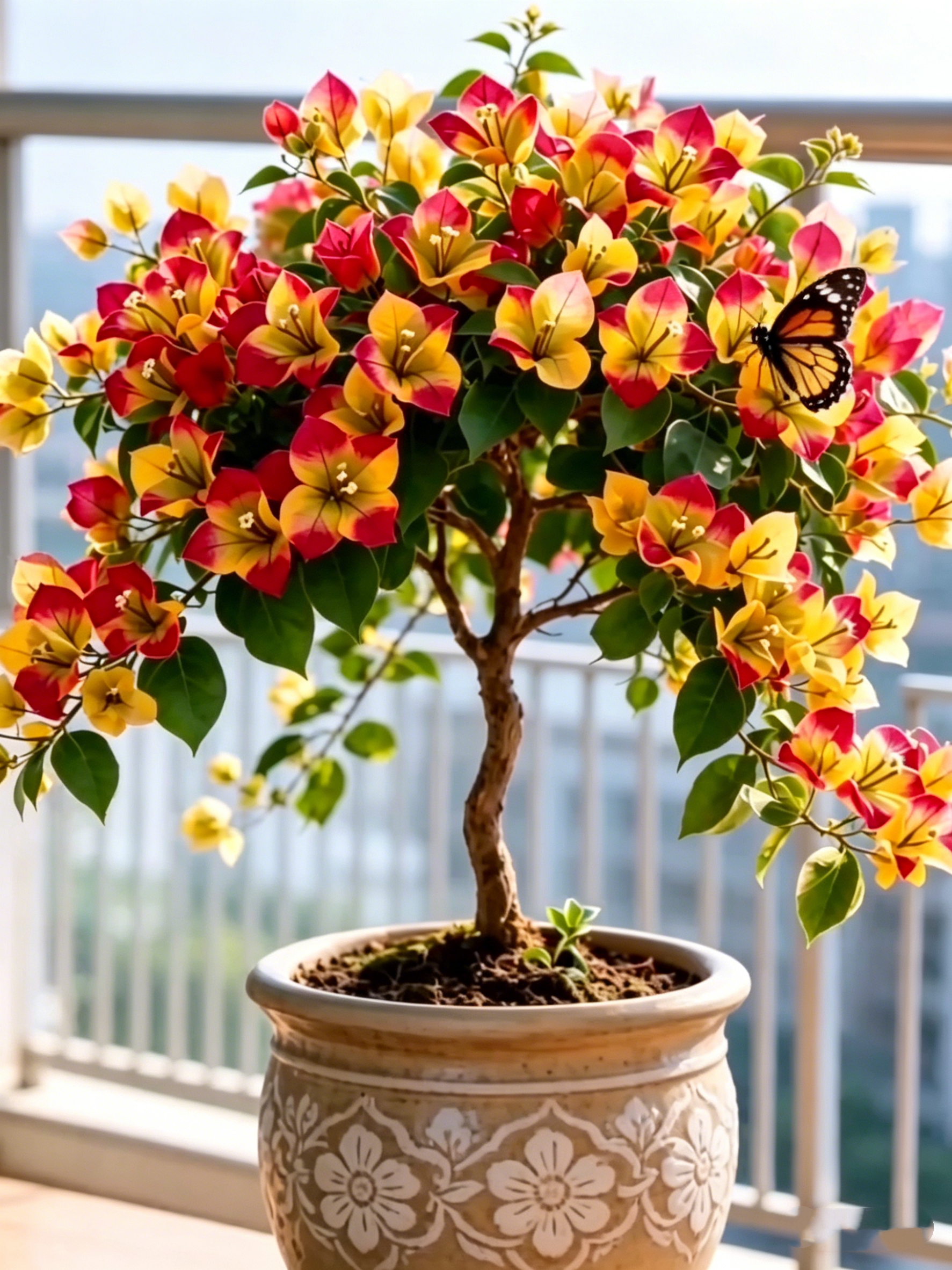 Colorful Bougainvillea Live Plants 🌺 Explosive Color Blooms That Transform Any Wall Into a Tropical Paradise