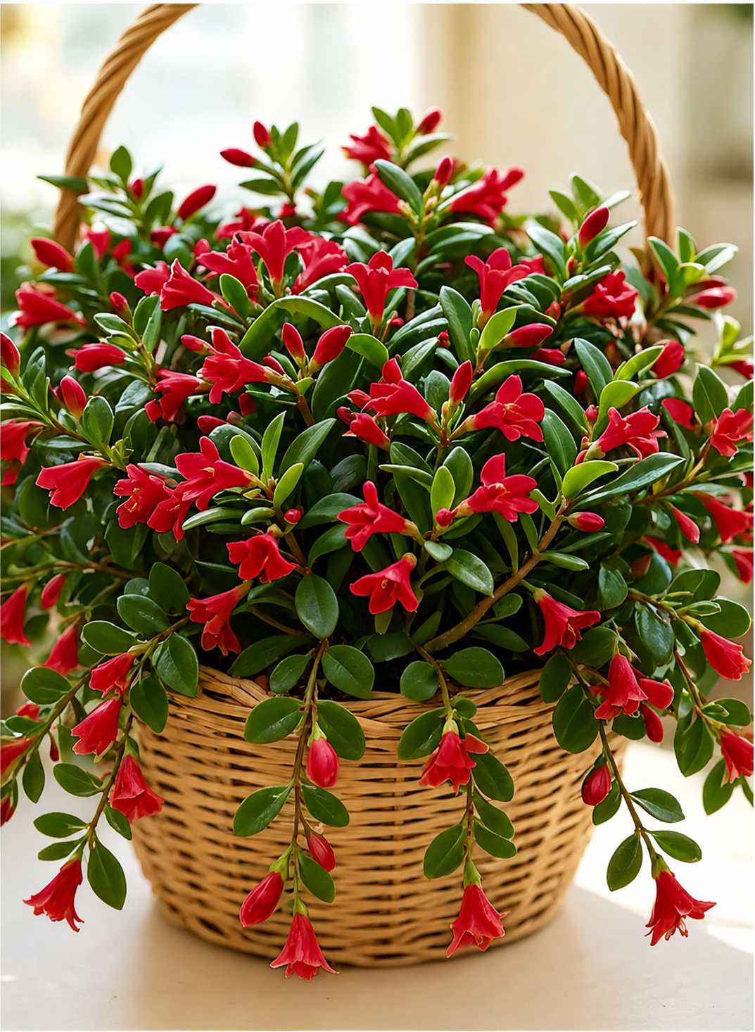 🌿 Goldfish Plant – A Living Waterfall of Golden Blooms & Evergreen Beauty 🐠✨