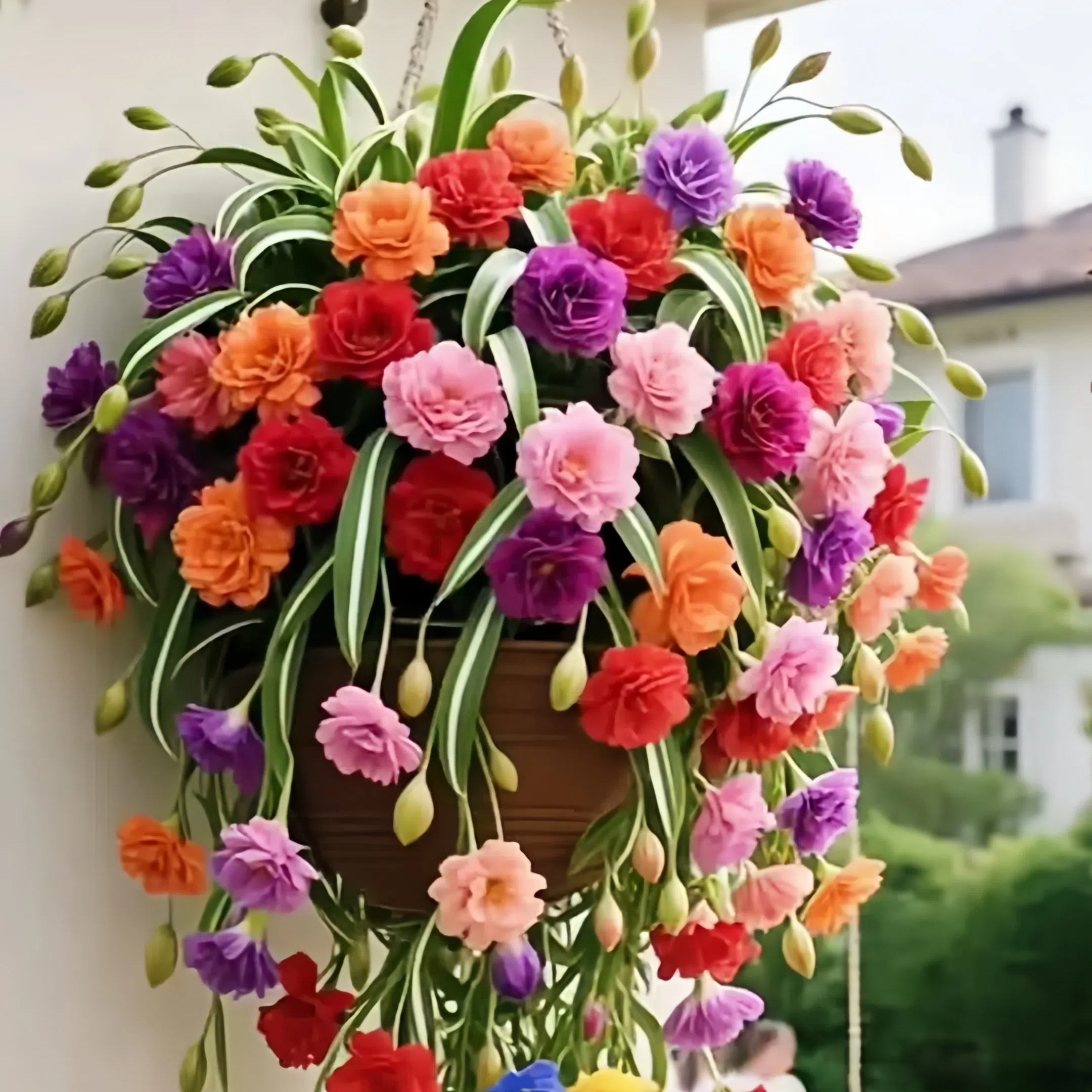 Grand Bloom Spider Plant Bulbs 💐 Nature’s Hanging Masterpiece of Color & Grace