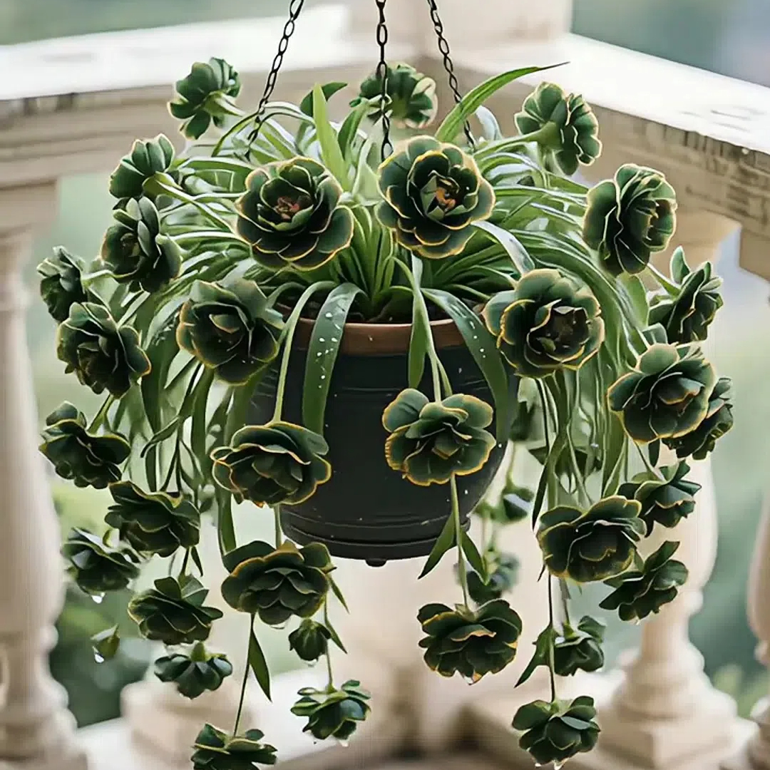 Grand Bloom Spider Plant Bulbs 💐 Nature’s Hanging Masterpiece of Color & Grace