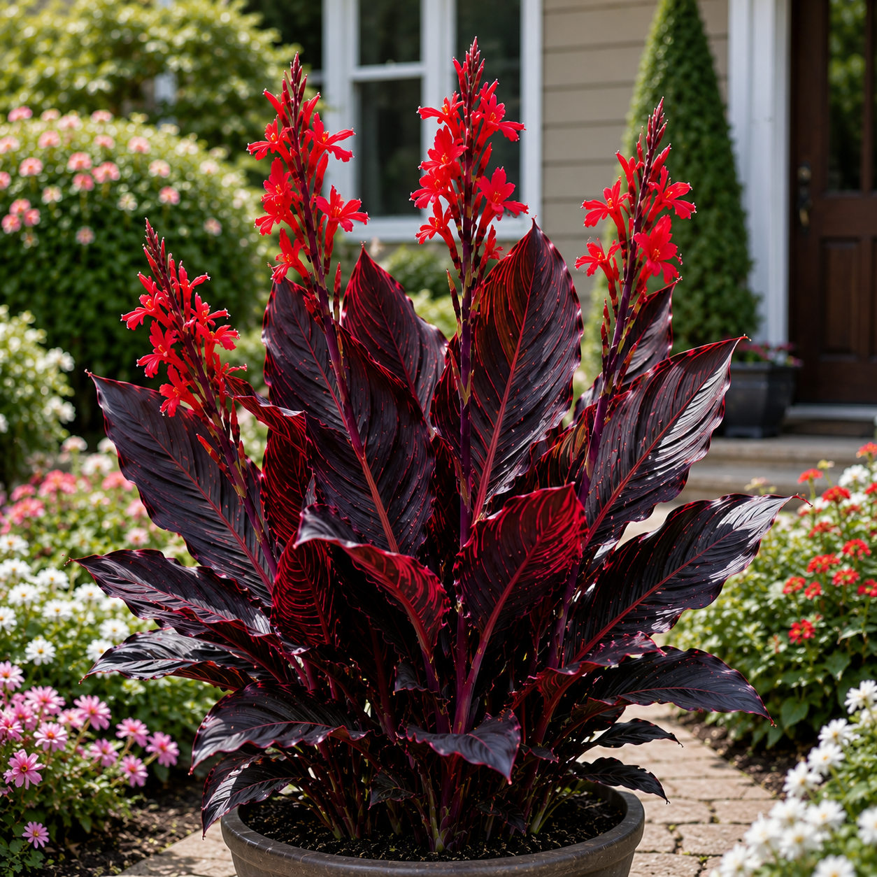 Rare Variegated Canna Lily