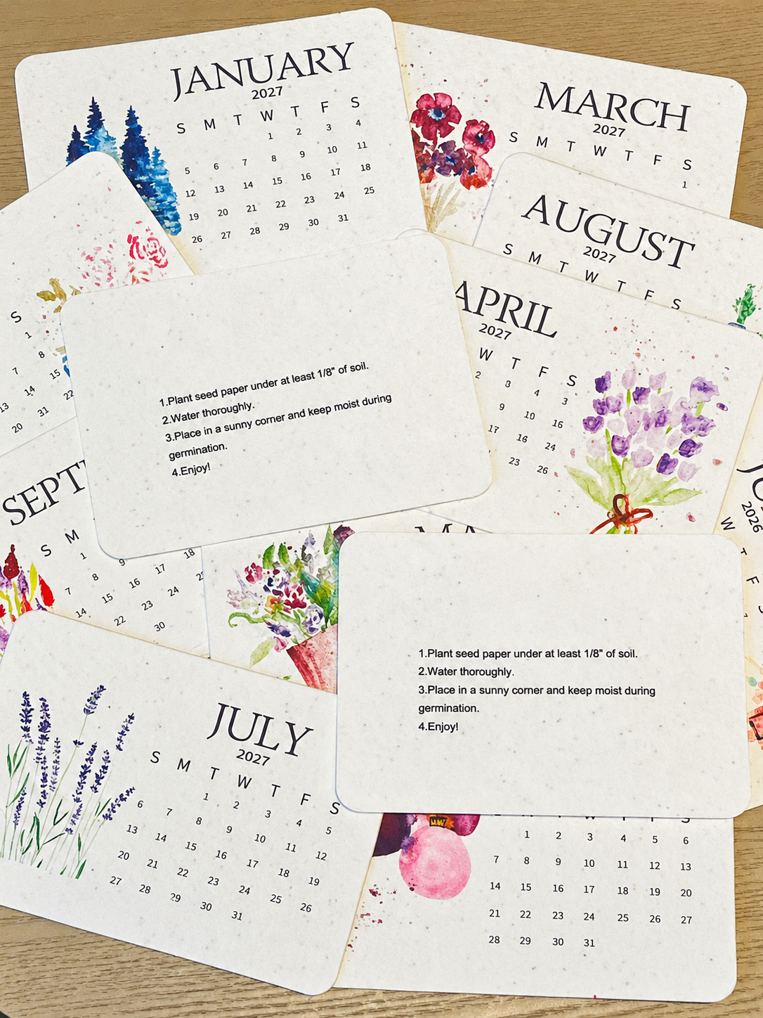 ✨New Arrivals 49% OFF Today🌱Eco-Friendly Plantable Love Seed Calendar 2026