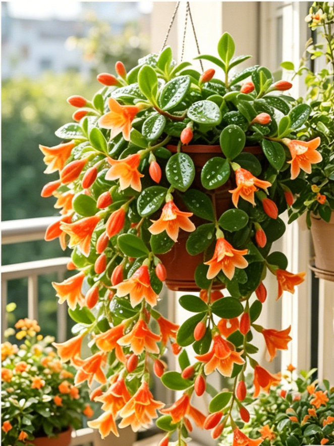 🌿 Goldfish Plant – A Living Waterfall of Golden Blooms & Evergreen Beauty 🐠✨