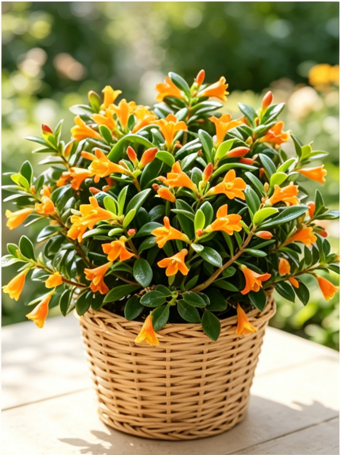 🌿 Goldfish Plant – A Living Waterfall of Golden Blooms & Evergreen Beauty 🐠✨