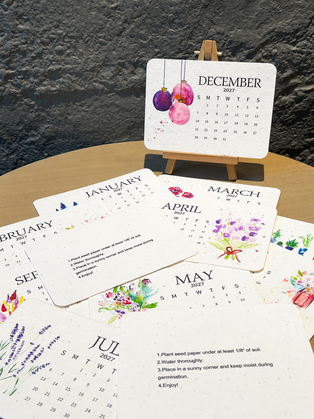 ✨New Arrivals 49% OFF Today🌱Eco-Friendly Plantable Love Seed Calendar 2026
