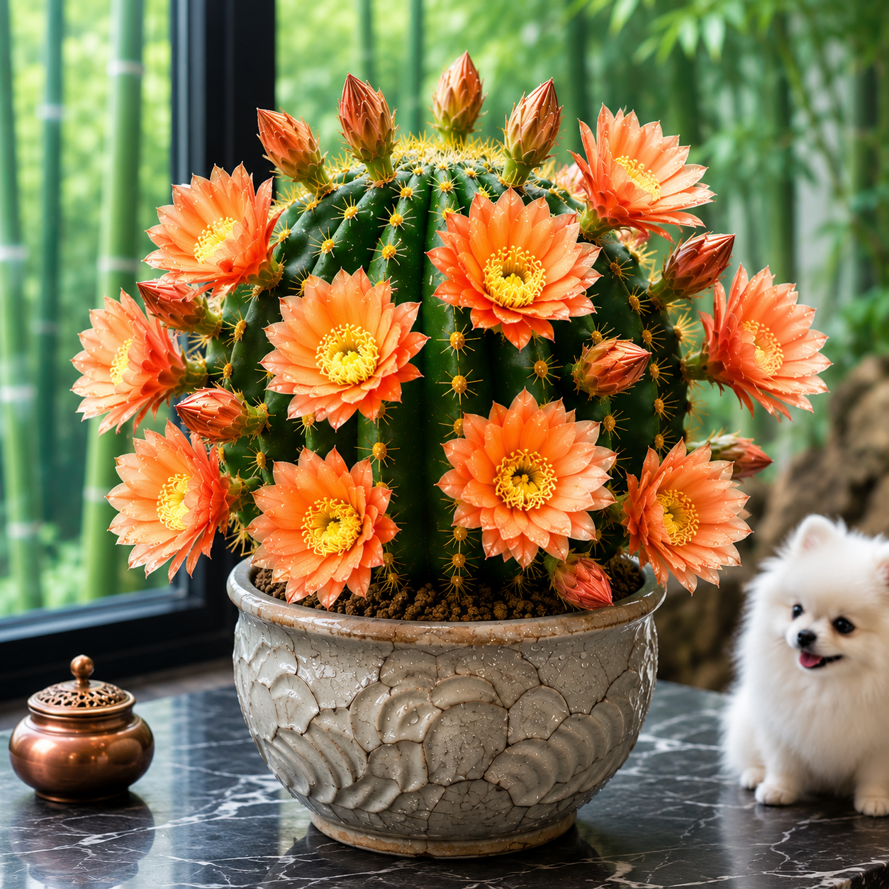 🌸 Rare Echinopsis Cactus – A Tiny Cactus with Giant, Stunning Blooms