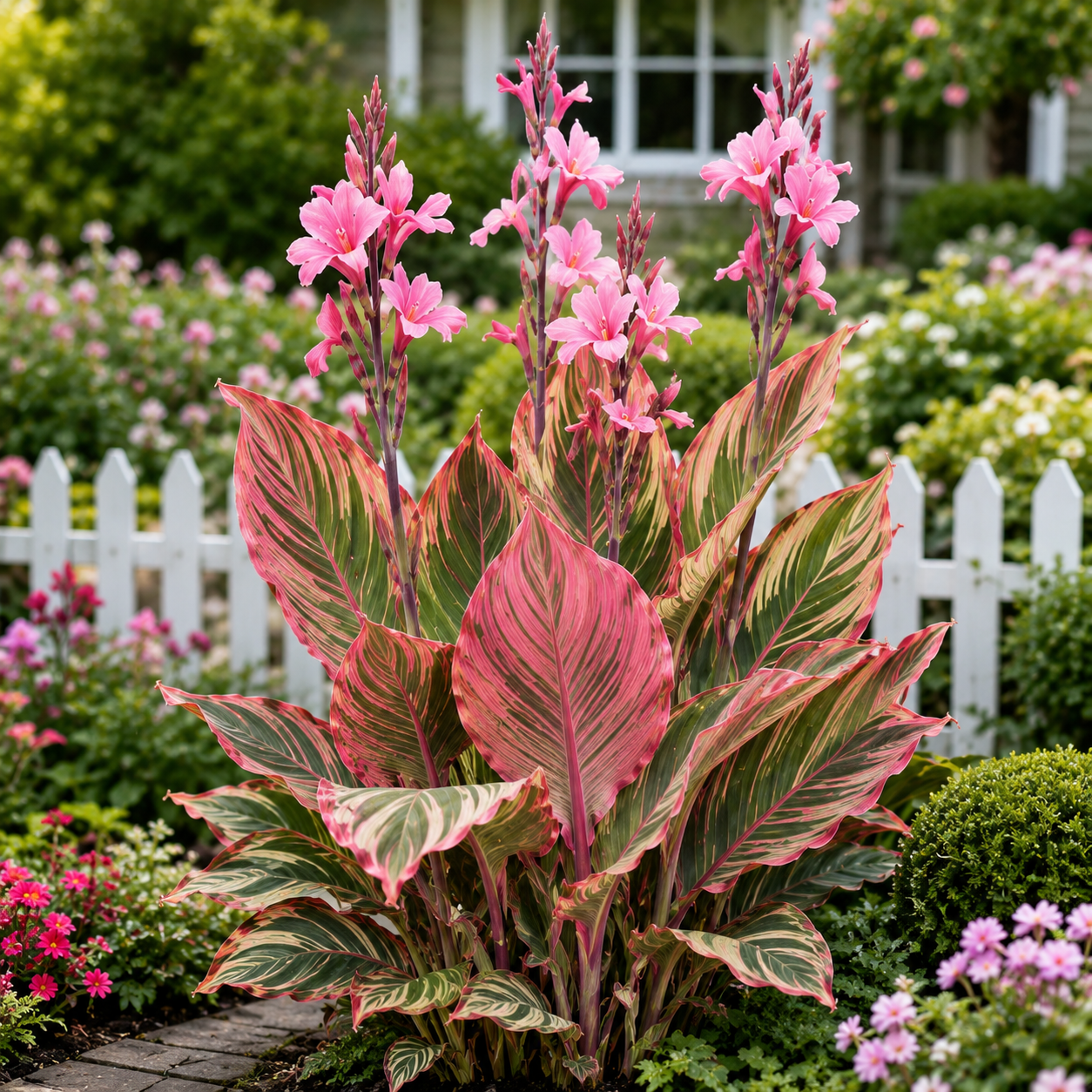 Rare Variegated Canna Lily