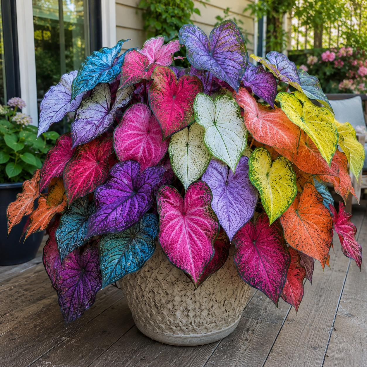 Colorful Caladium bulbs