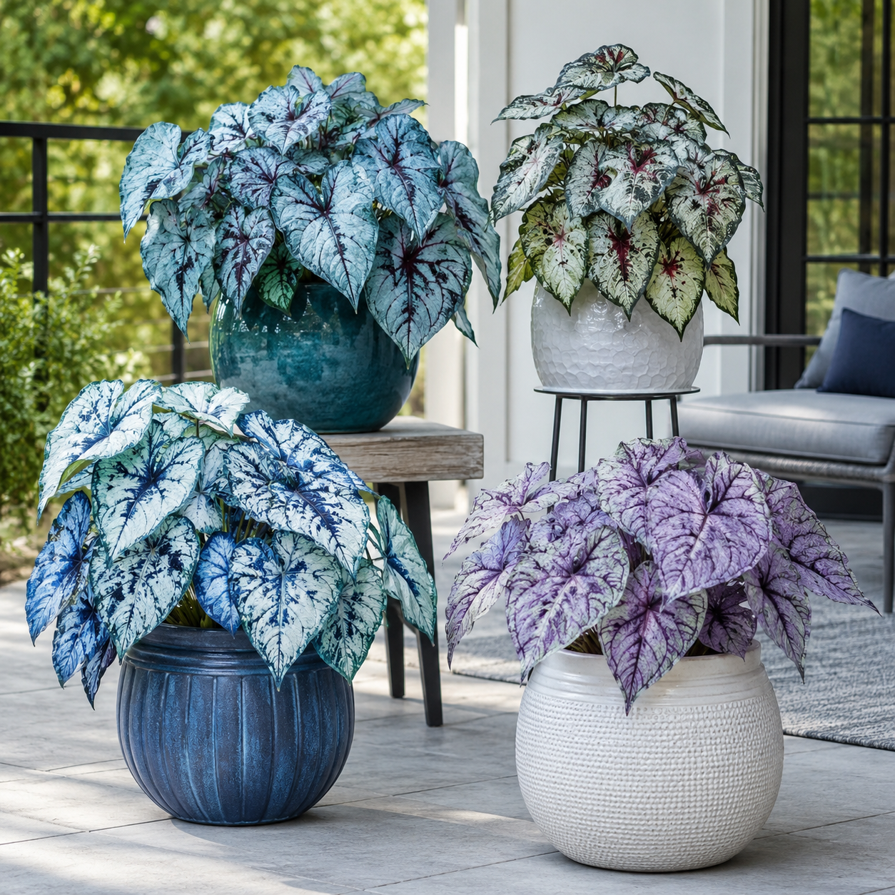 Colorful Caladium bulbs