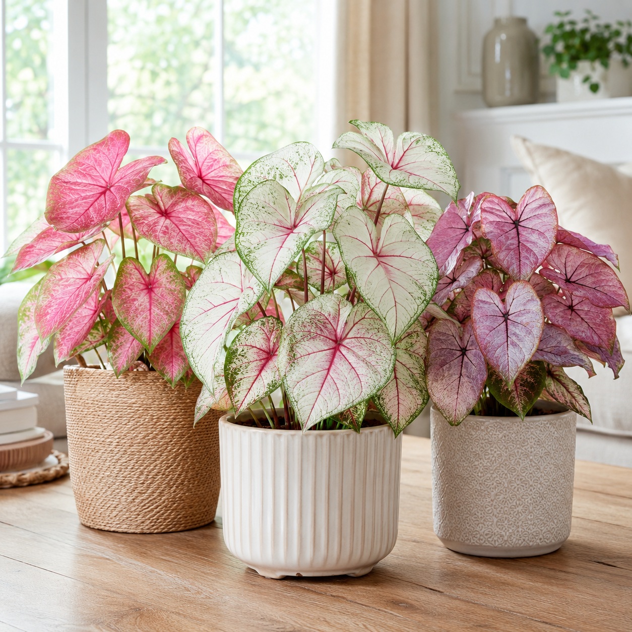 Colorful Caladium bulbs