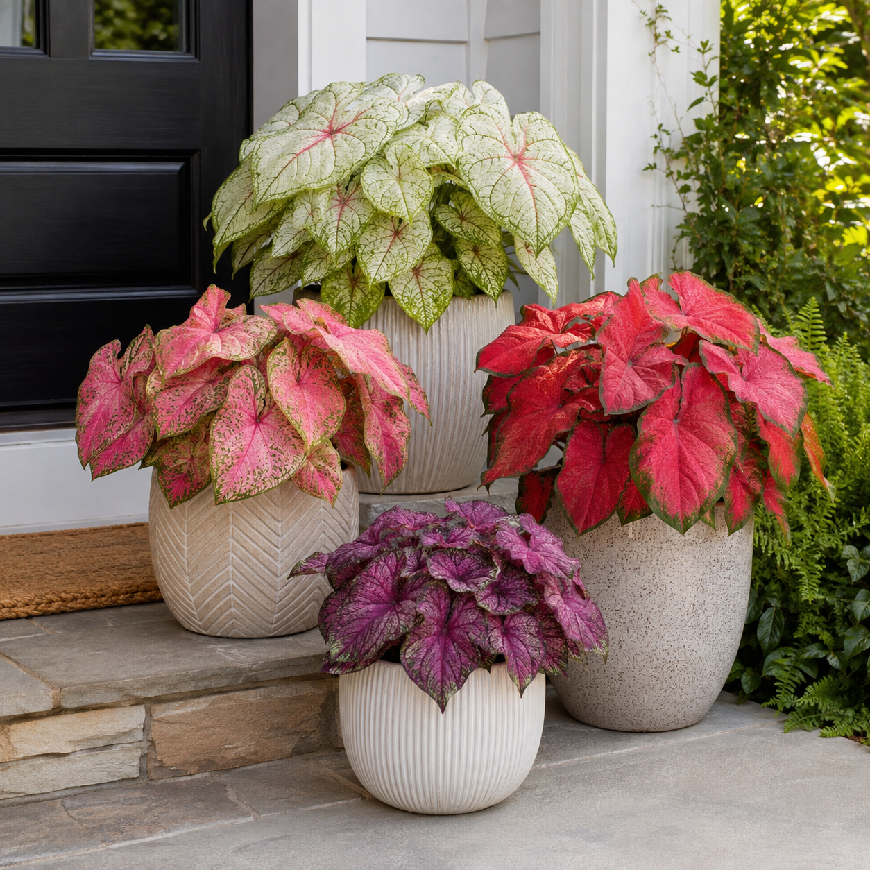 Colorful Caladium bulbs