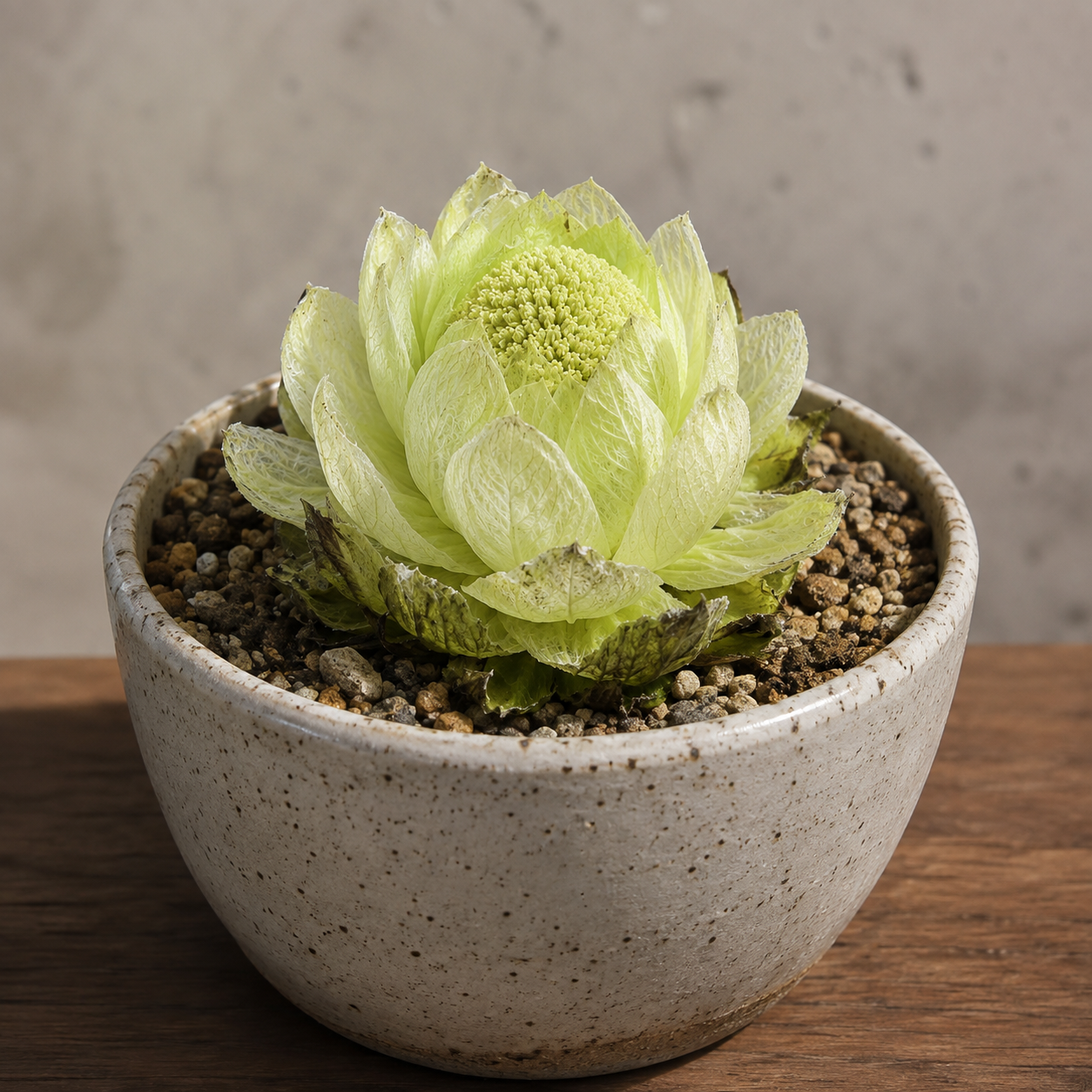 Rare snow lotus bulb