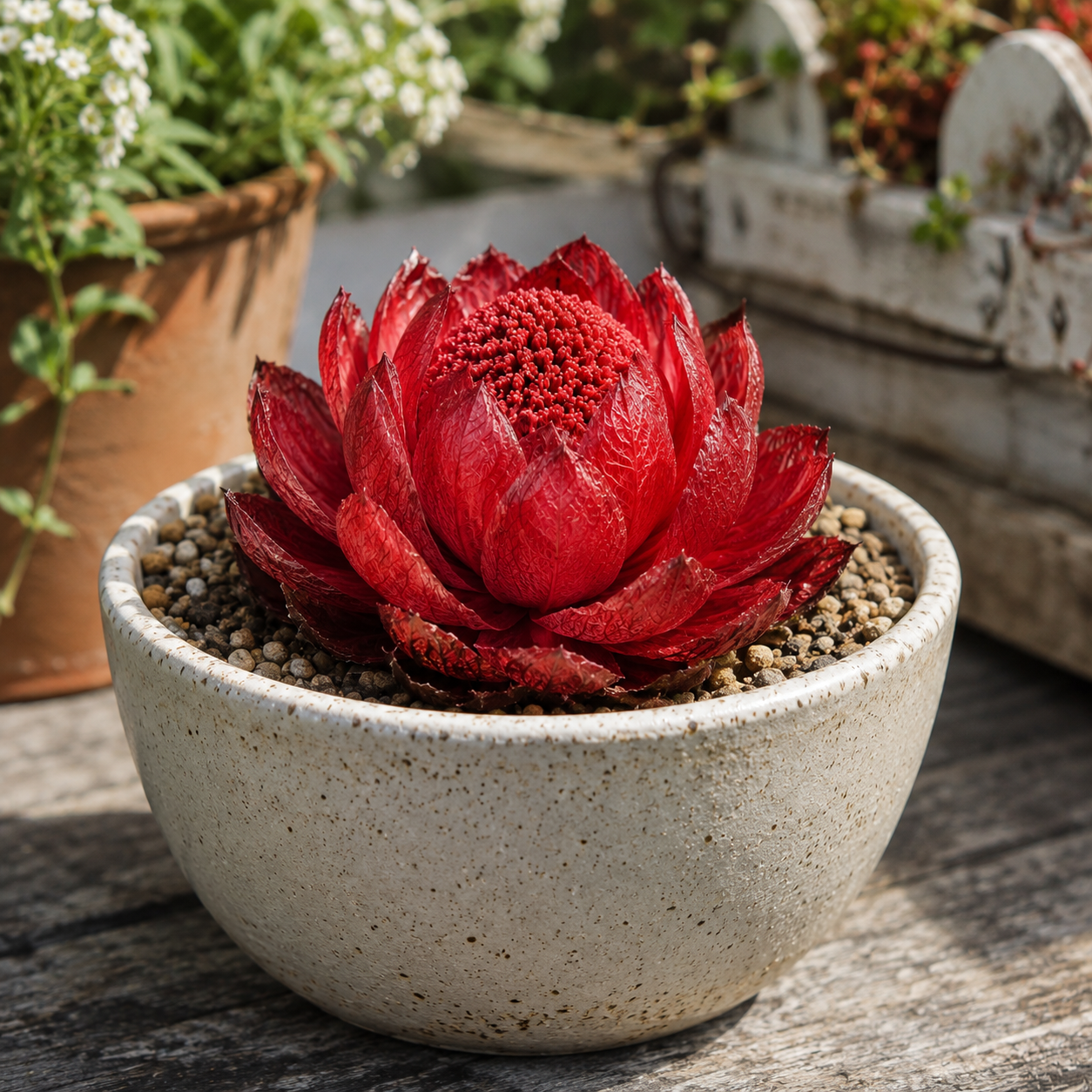 Rare snow lotus bulb