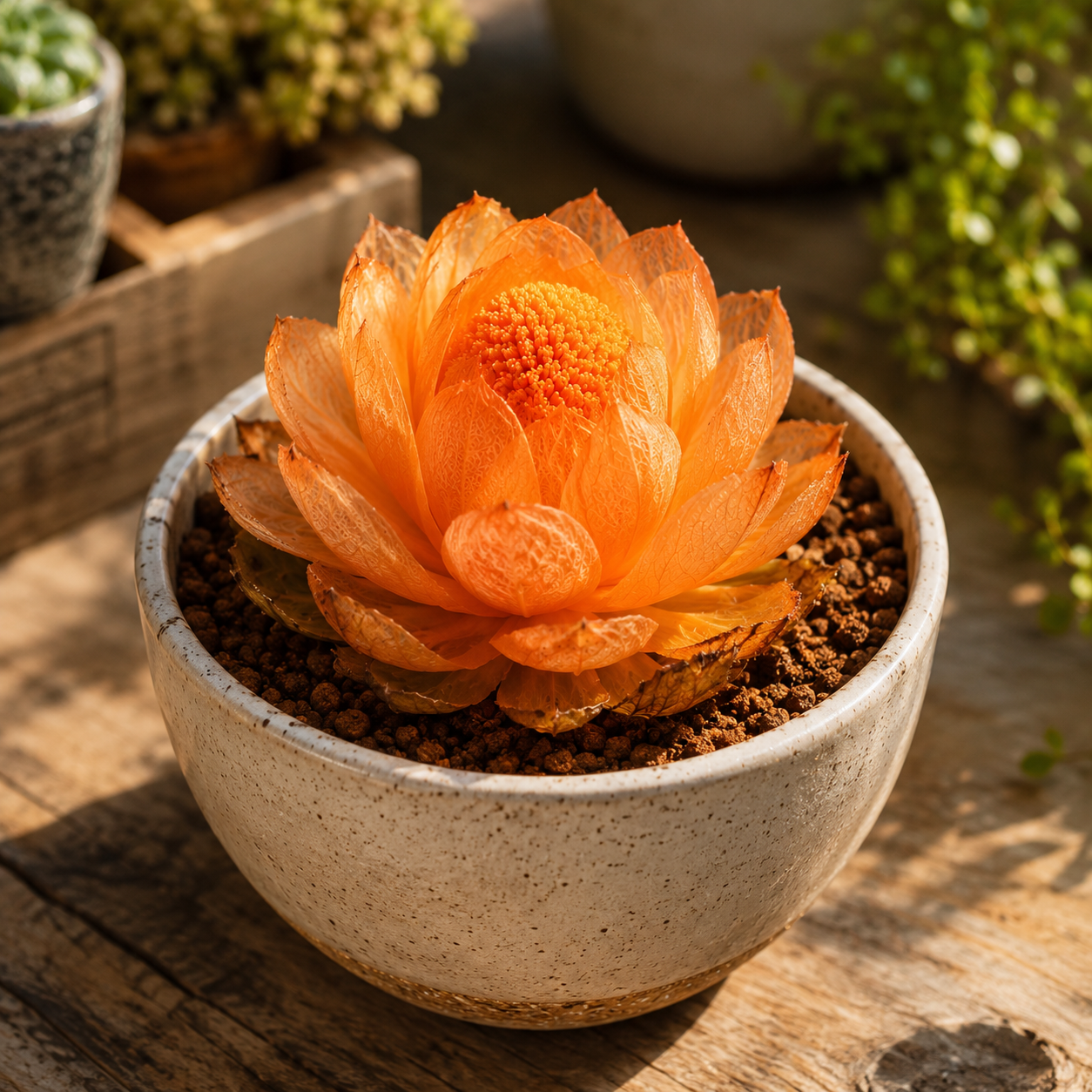 Rare snow lotus bulb