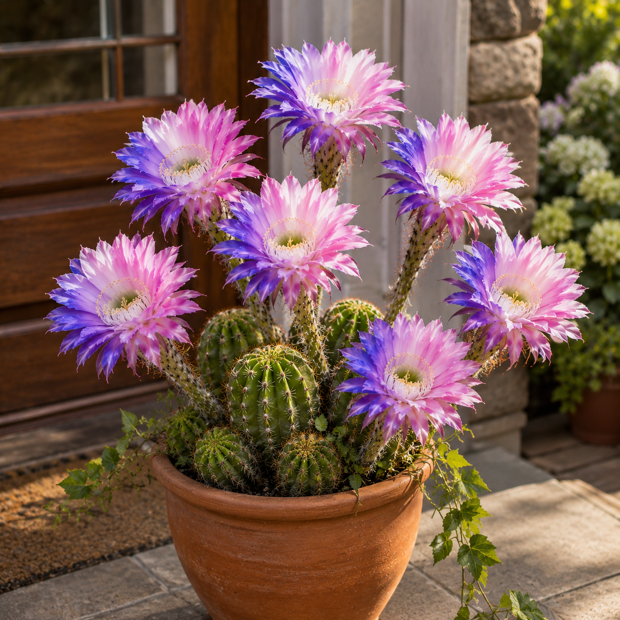 🌵👑 Giant Double Crown Cactus  bulbs — Tall & Extra-Full Blooms