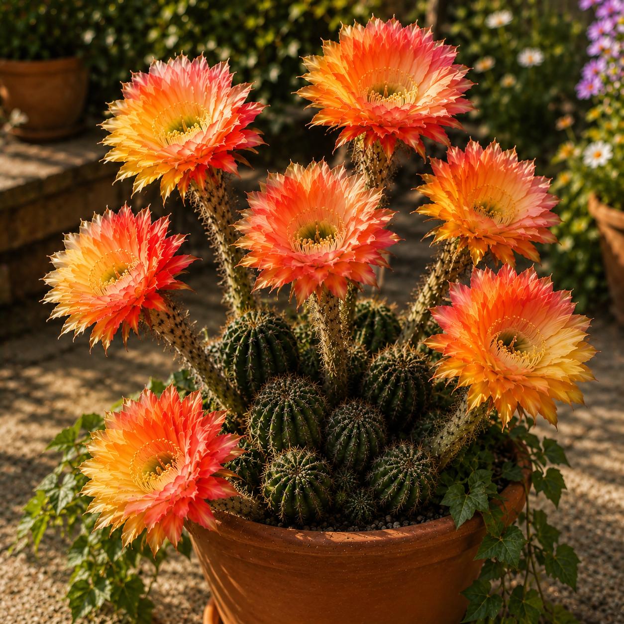 🌵👑 Giant Double Crown Cactus  bulbs — Tall & Extra-Full Blooms