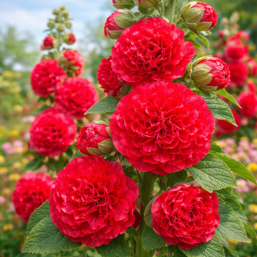 Double Hollyhock Seeds