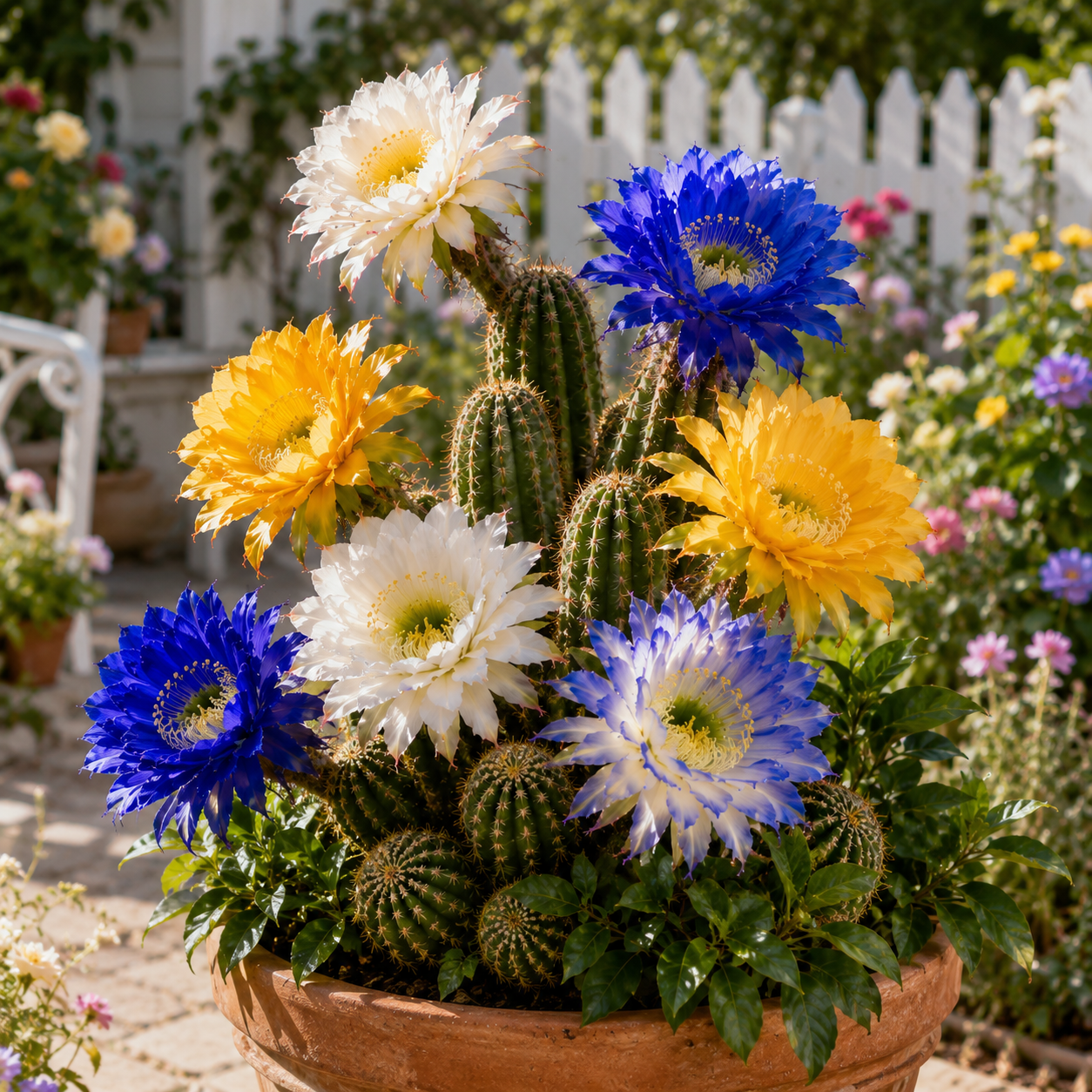 🌵👑 Giant Double Crown Cactus  bulbs — Tall & Extra-Full Blooms